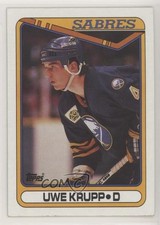 1990-91 Topps Uwe Krupp #390 03ew