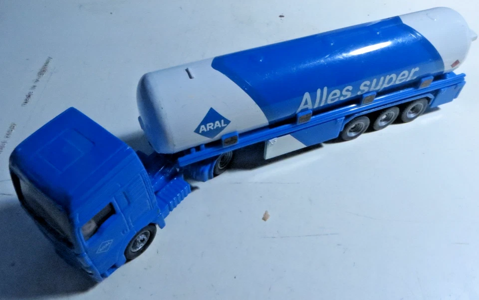 Siku 1626 H0 Aral Rimorchio Autobotte Buono Senza OVP - Immagine 2 di 3