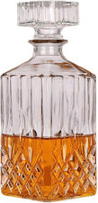 1PCS 33.8 Oz Diamond Decanter Whiskey Decanter Crystal Whiskey Bottle – for Whis