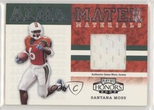 2002 Playoff Honors Alma Mater Materials 42/400 Santana Moss #AM-14 3bs