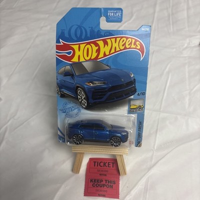 Hot Wheels -  17 Lamborghini Urus - Blue - Factory Fresh