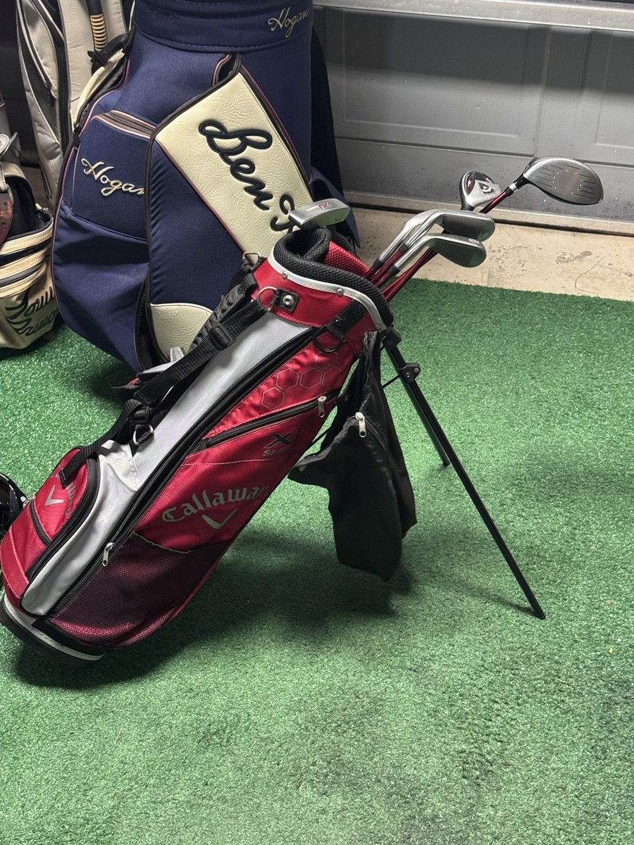 Callaway XJ Series 6 Piece Junior Red Golf Set w/ Bag Right Hand