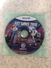 JUST DANCE 2018 WII U NINTENDO (DISC ONLY!) in excellent condition
