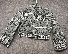 Vintage Flashback Tapestry Blazer Jacket Aztec Western Cropped BOHO Women's L