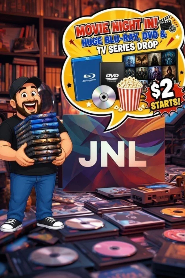 Movie Night In - $2 Starts! Blu-Rays, DVDs & TV Series