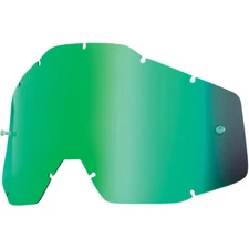 100% Replacement Lens for Accuri Junior Goggles - Mirror Green/Smoke Anti-Fog