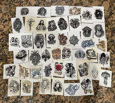 Vintage Aztlan Lowrider Vending Machine Temporary Tattoo Stickers 1999-2005 Rare