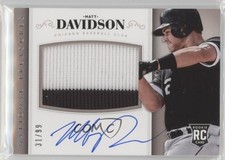 2014 National Treasures Rookie Material Signatures 31/99 Matt Davidson Auto 2d9