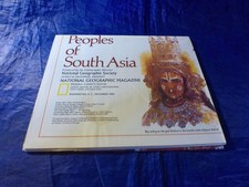 National Geographic Map The Peoples of South Asia December 1984