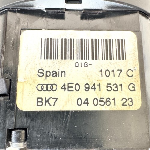 ✔️ 2004-2010 AUDI D3 A8 A8L S8 FARO FARO INTERRUPTOR CONTROL OEM - Imagen 4 de 7