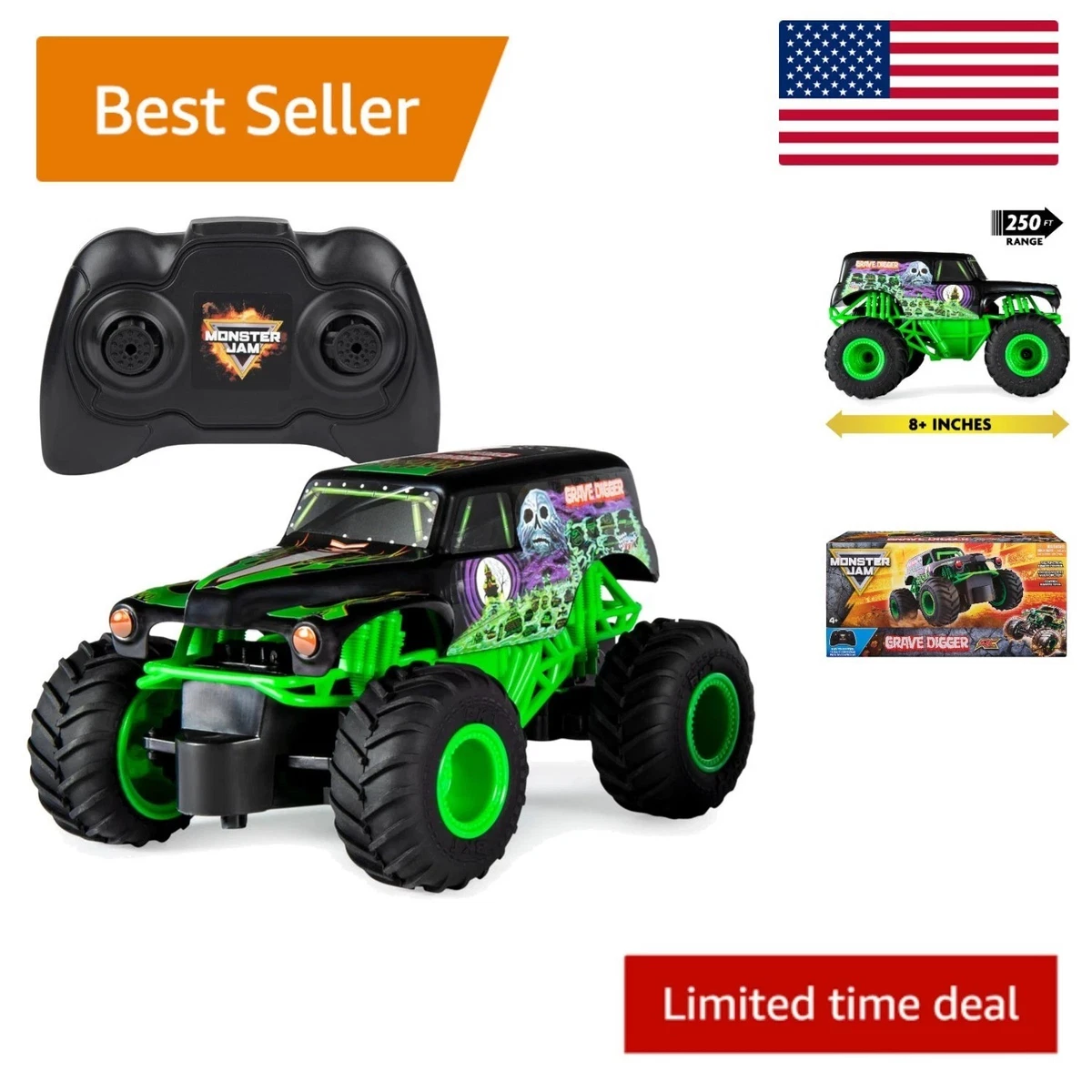 On-Road Plastic Hobby RC Car, Truck & Motorcycle Monster Trucks