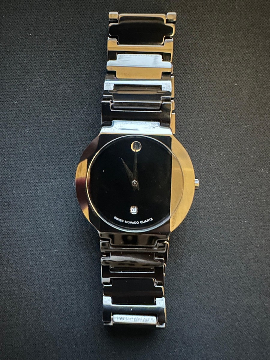 【シングル　コンプリートセット】WEST.　1st～24th　　　　w1195e Womens Movado SE Ceramic Swiss Date Watch Black 84-G1-1892-AO12-11