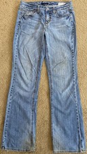 Tommy Hilfiger Jeans Ladies Size 2 Classic Rise Bootcut Blue Denim  READ MORE