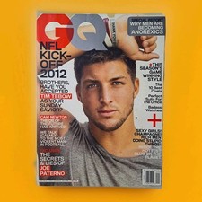GQ Magazine 2012 September Tim Tebow Lifestyle Mens