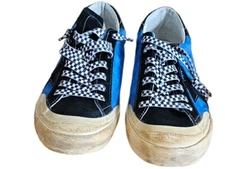 Golden Goose Superstar Penstar Suede and Leather Sneakers US 13 EU 46 UK 12