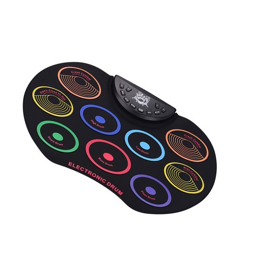 Compact Size Roll-Up Drum Set Electronic Drum Kit 9 Silicon Drum Pads B6A2 - Picture 4 of 9