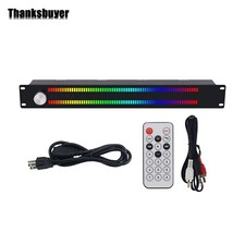 LED64X2 128-LED Music Spectrum Display Rhythm VU Meter Voice Control Wired Input