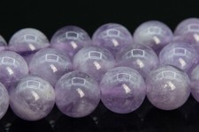 8-9MM Genuine Natural Lavender Amethyst Beads Grade AAA Round Loose Beads