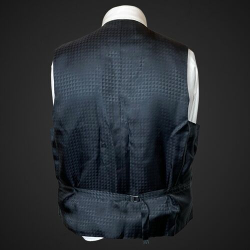 Favourbrook Men’s Waistcoat 46” Double Breasted Wool Silk Linen Shawl Halton New - Picture 4 of 9