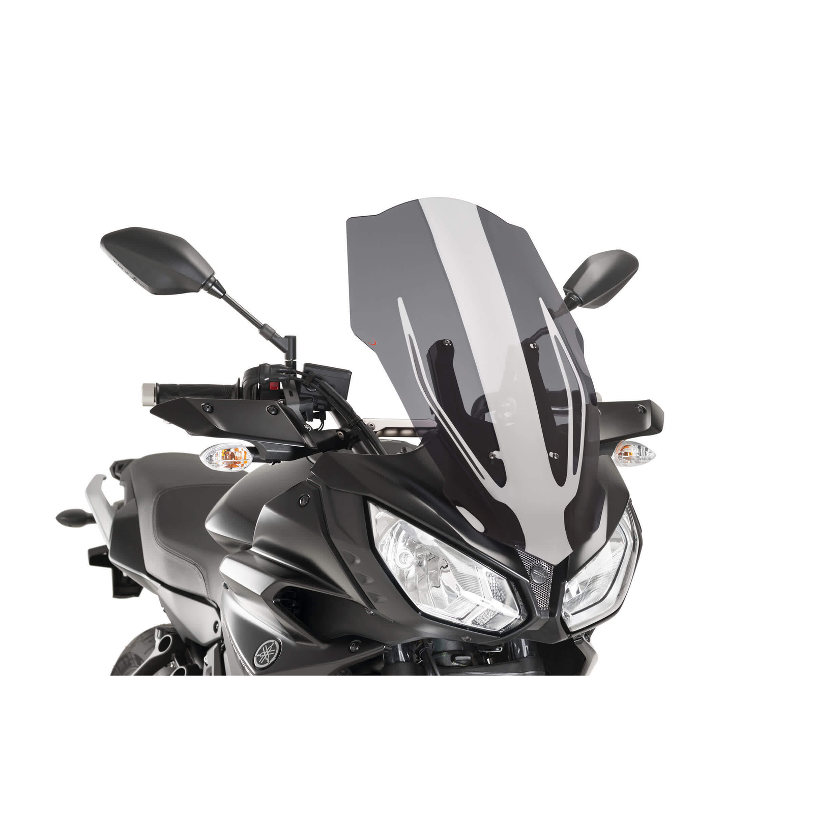 Cupolino PUIG touring fumè scuro per Yamaha MT-07 TRACER 700 2016-2017