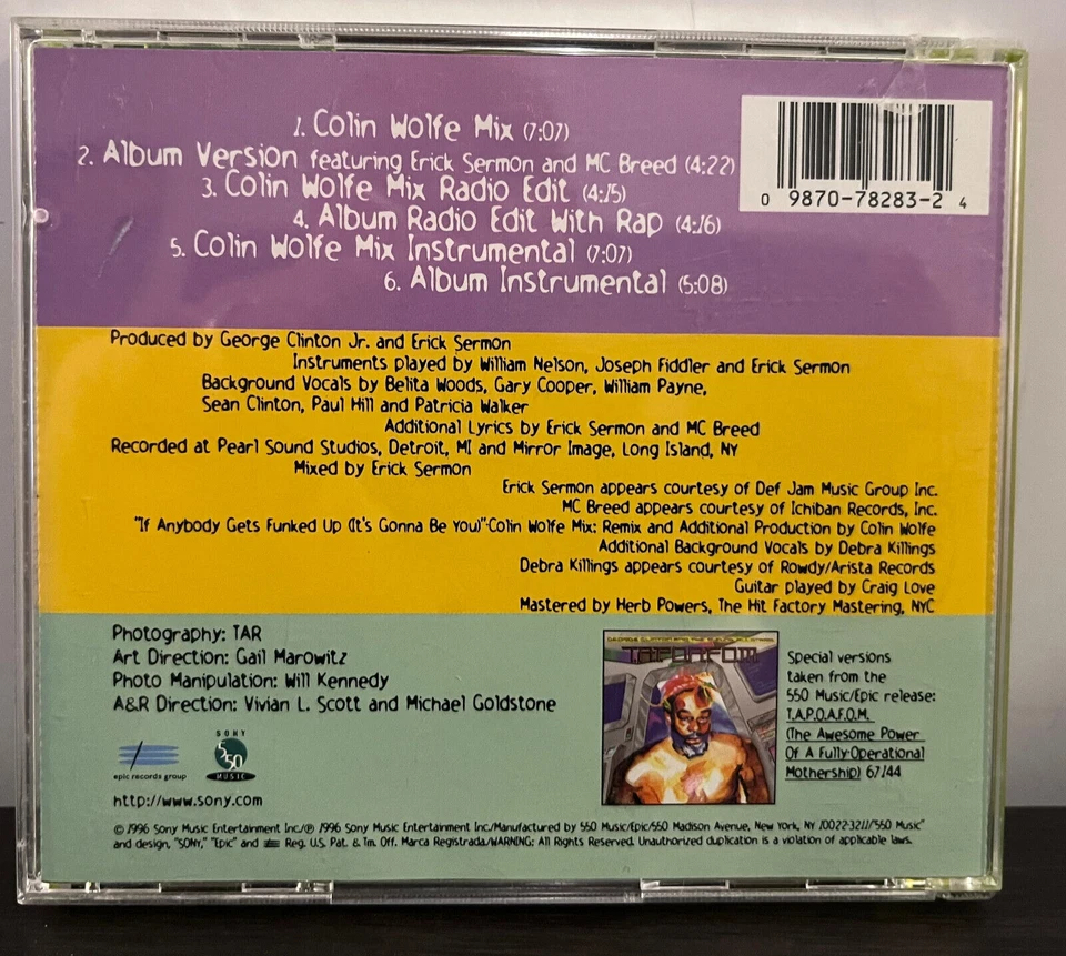 GEORGE CLINTON & P-FUNK ALL-STARS - If Anybody Gets - Compact Disc CD - EX Cond. Foto 2 de 3