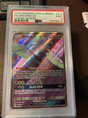 Oricorio-GX graded PSA 9 for sale on eBay