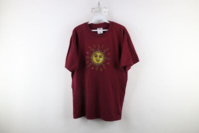 Vintage 90s Mens Large Surfacing Tour Sarah McLachlan Band T-Shirt Red Cotton