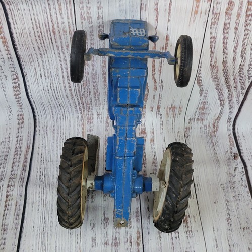 Vtg Ertl 1/16 Ford 4000 w/frontend tractor for parts/repair die-cast blue/white - Picture 11 of 11