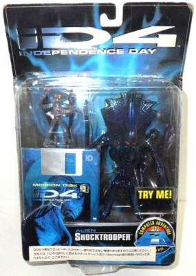 Independence Day ID4 Alien Shocktrooper Figur 1996 Trendmasters aus Japan selten