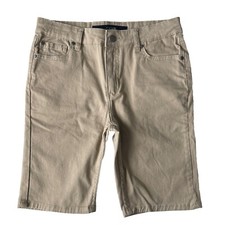 Boys Joe's Flat Front Khaki Shorts Size 16 Reg Tan