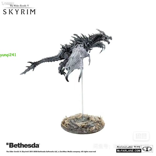 Game Of Thrones Viserion Black Dragon Action Figuren Modell Statuen Spielzeug OVP - Bild 4 von 5