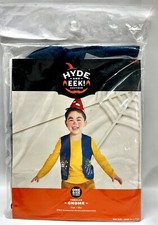 Hyde Eek Gnome Toddler Costume Blue Red Halloween Dress Up Hat Vest New 3T