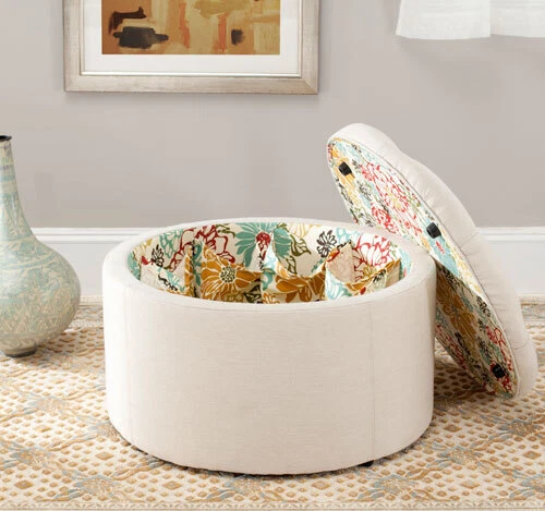 Safavieh TANISHA SHOE OTTOMAN, Reduced Price 2172726028 MCR1005A - Image 2 of 4