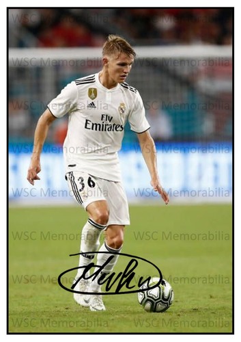 10887. Martin Odegaard Signed Pictures A4 Prints Arsenal Norway Real Madrid etc. - Picture 16 of 18
