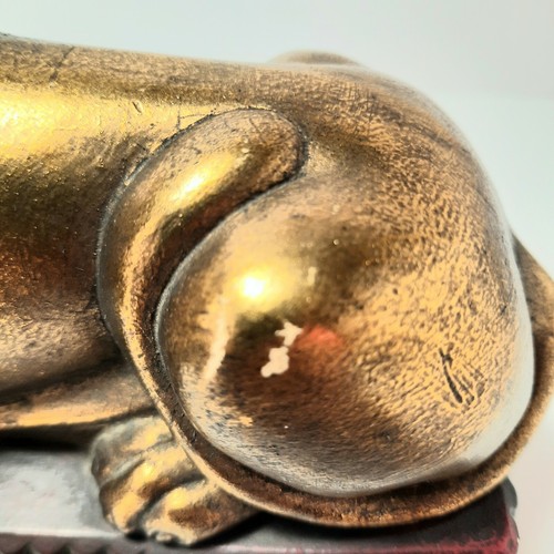 Vintage Borghese Gilt Sphinx Bookends - READ - Picture 8 of 12