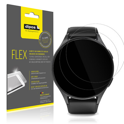 2x 3D Full Cover Schutzfolie für Hama 8900 1.32 Zoll Smartwatch Panzerfolie