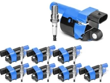 For Sierra 2500 HD Ignition Coil Set with Spark Plugs Autopart Premium 81473JV