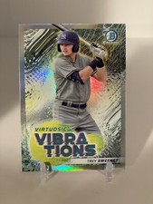 2022 Bowman Baseball Trey Sweeney Virtuosic Vibrations Insert #VV-3 Yankees!