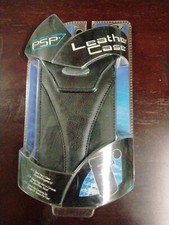 Leather SONY PSP Travel Case Black Protect, NEW