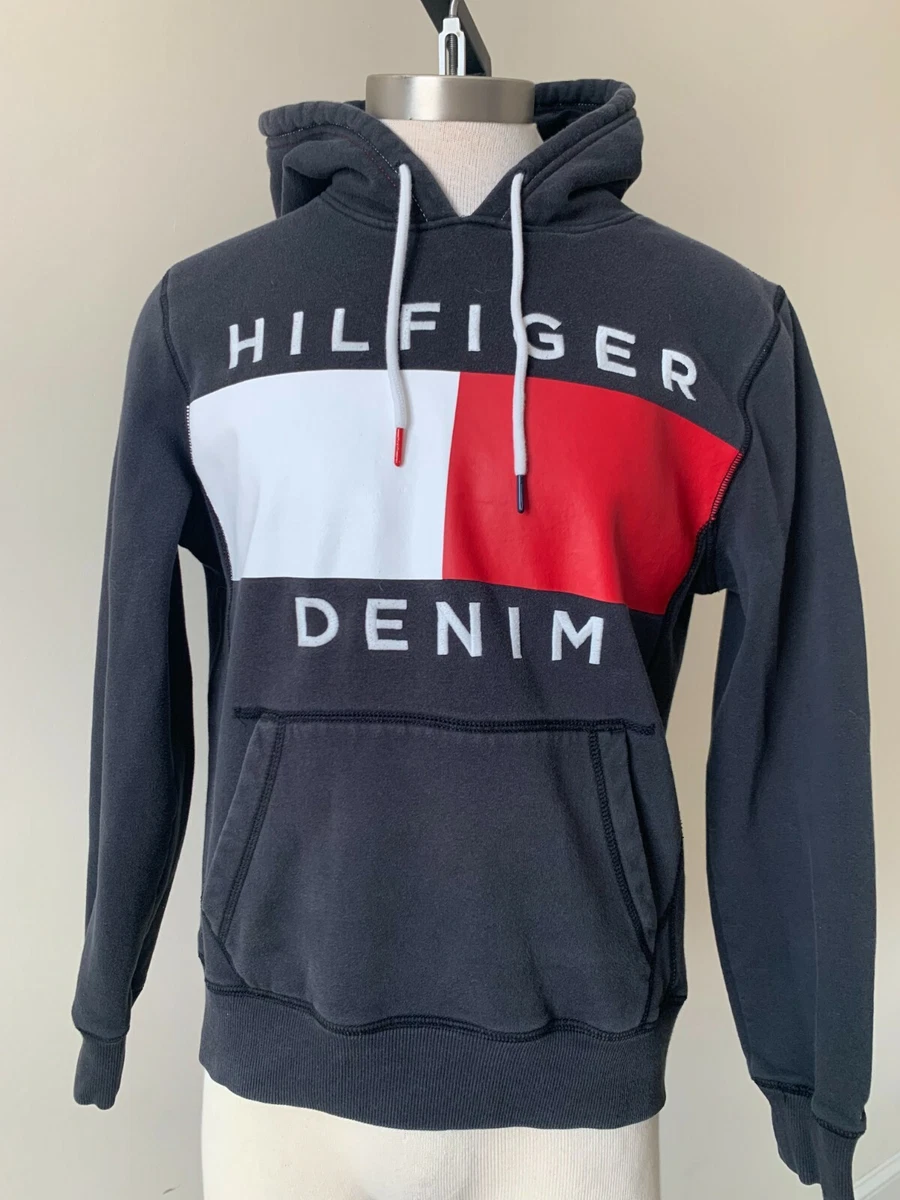Tommy hilfiger on sale hoodie denim