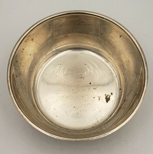 Tazón vintage para niños de plata esterlina Kirk & Son con placa inferior #6973 - Imagen 10 de 12
