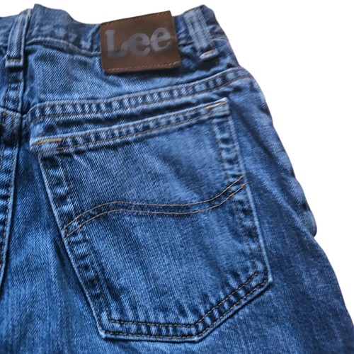 EUC Lee Size 12 Husky Boys Straight Leg Blue Medium Wash Jeans 100% Cotton - Picture 8 of 8