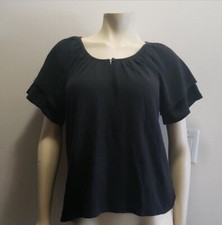 MADEWELL Beautiful Black Blouse size S . C