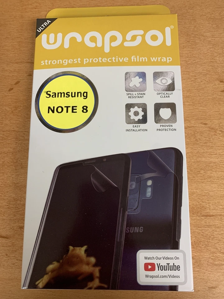 Película protetora Wrapsol mais forte para Samsung Note 8 - Imagem 2 de 4
