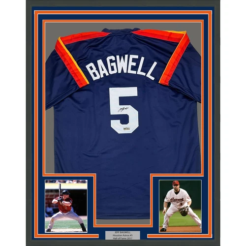 Jeff Bagwell Blue MLB Jerseys