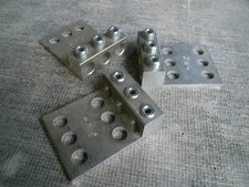 LOT OF THREE Morris 90852 Aluminum 3-Conductor Lugs AWG 4/0, 250 MCM, 0.575" dia