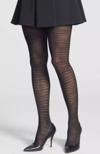 Commando Womens Tigress Semi Sheer Tights Bla...