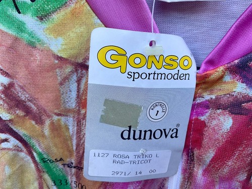 rare NOS GONSO Rosa Trikot Shirt Jersey Maillot limited giro ART edit.Nr.333/500 - Bild 15 von 24