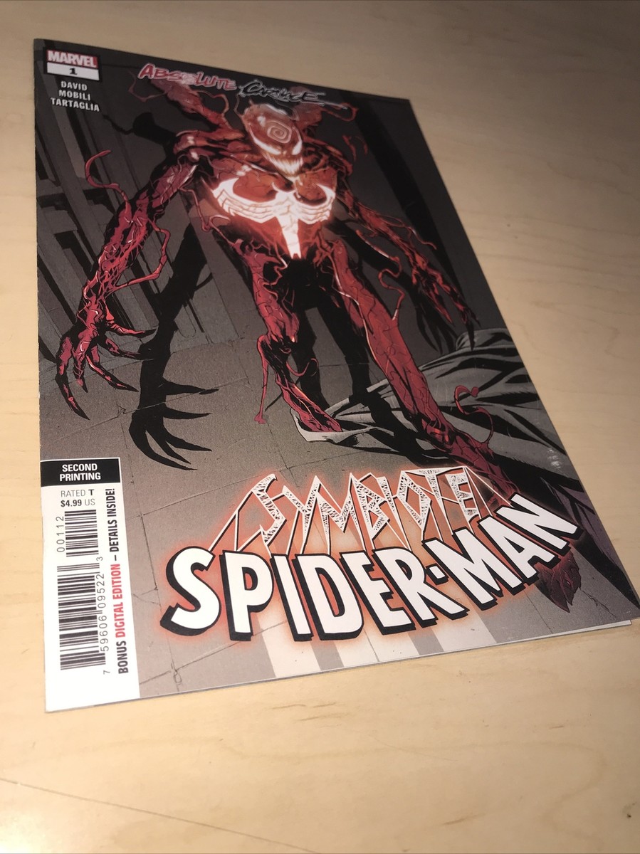 ABSOLUTE CARNAGE SYMBIOTE SPIDER-MAN #1 (-9.8) VARIANT COVER