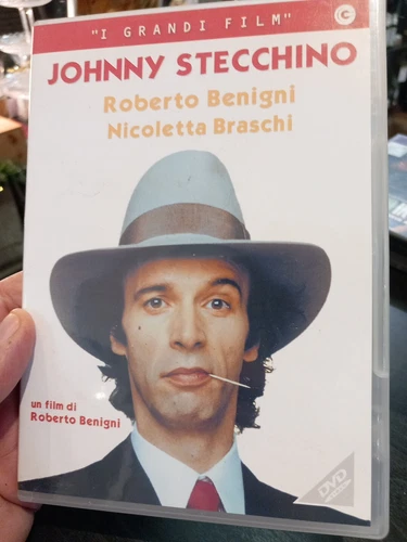 JOHNNY STECCHINO DVD ROBERTO BENIGNI NICOLETTA BRASCHI CECCHI GORI 1991 